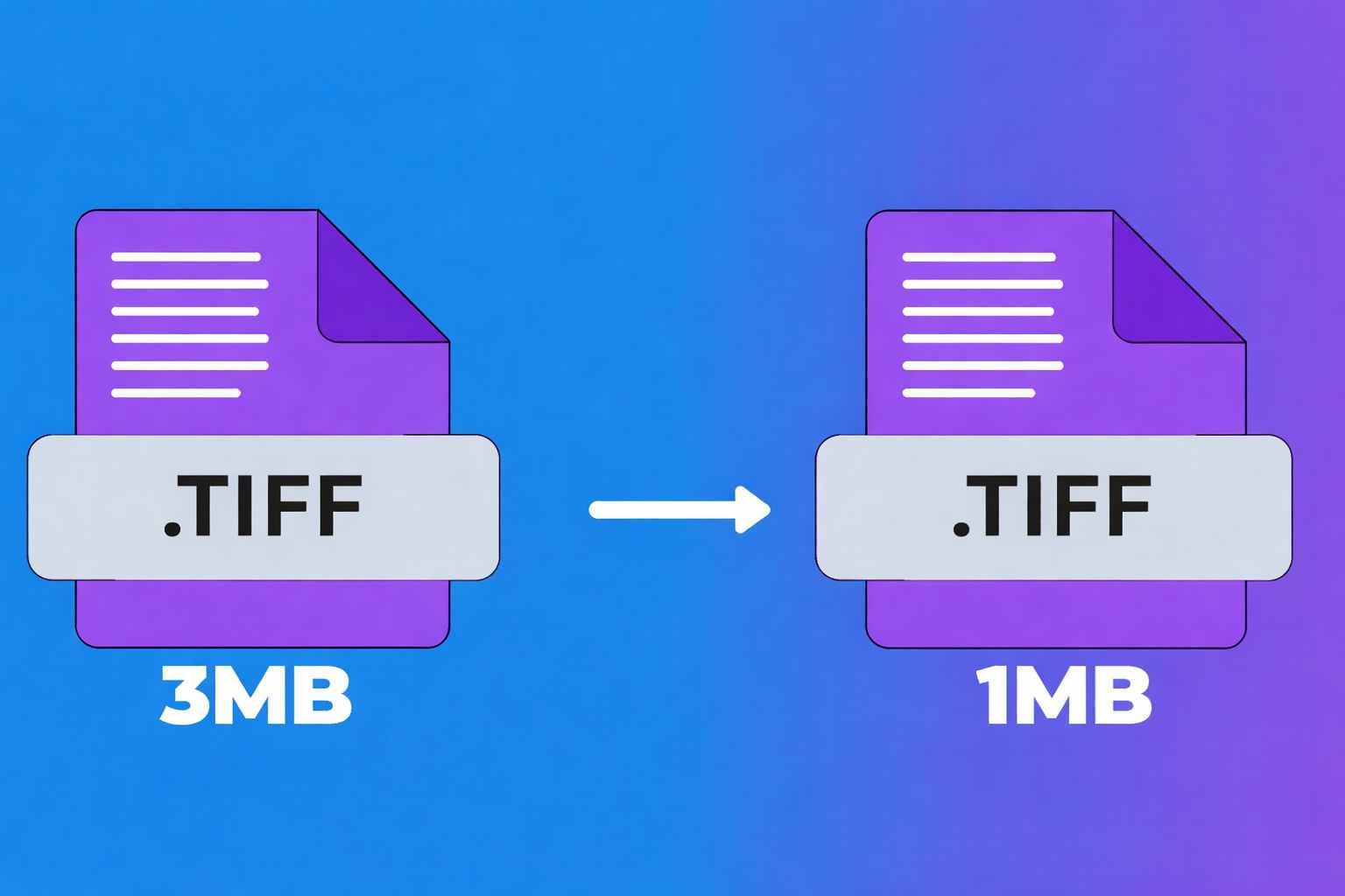 Compress TIFF to 1MB