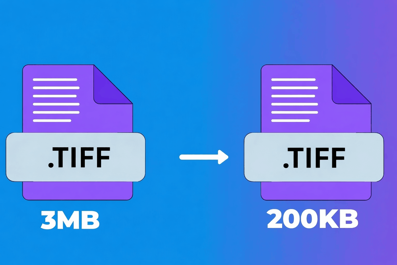 Compress TIFF to 200KB