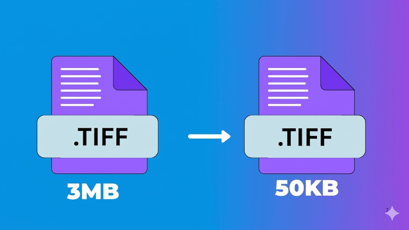 Compress TIFF to 50KB